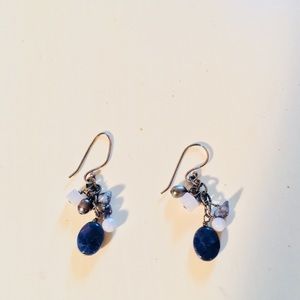 Silpada Blue and Gray Earrings